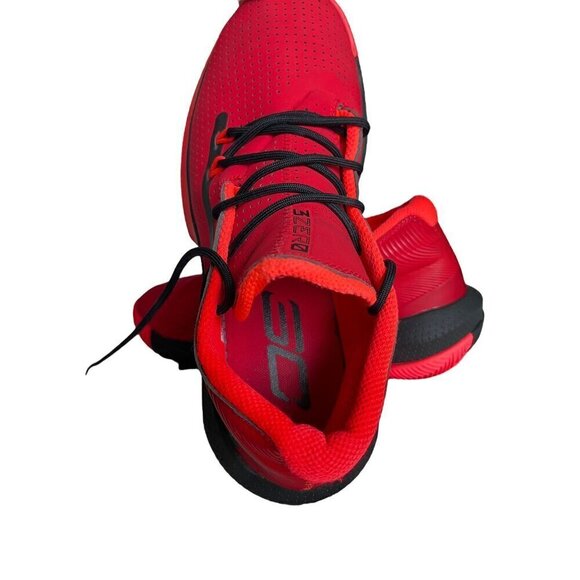 Under Armour Young Sc 3 zero Red and Black Size 7 - Picture 11 of 16